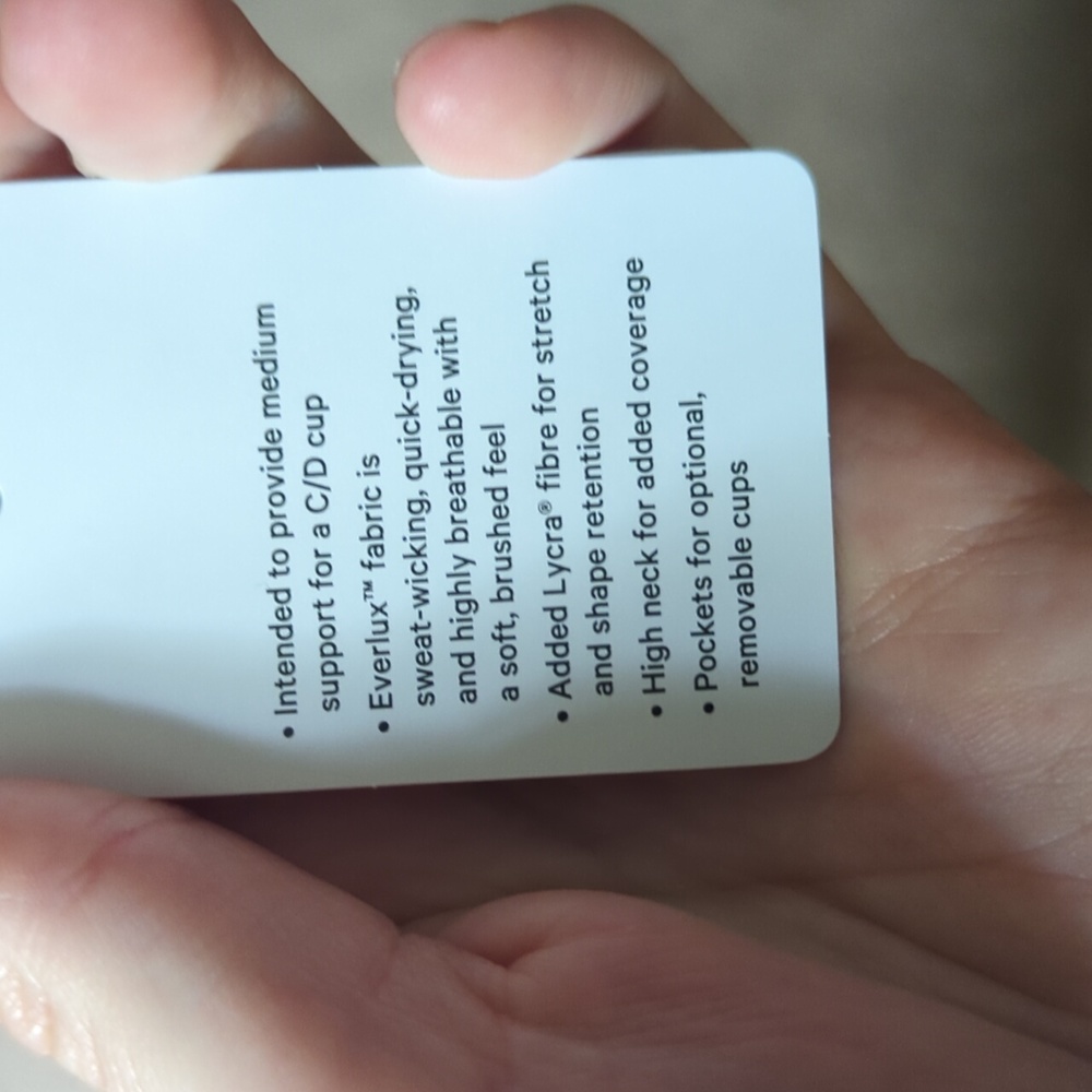 NWT Lululemon Wunder Train Long-Line Black Bra - Picture 7 of 7